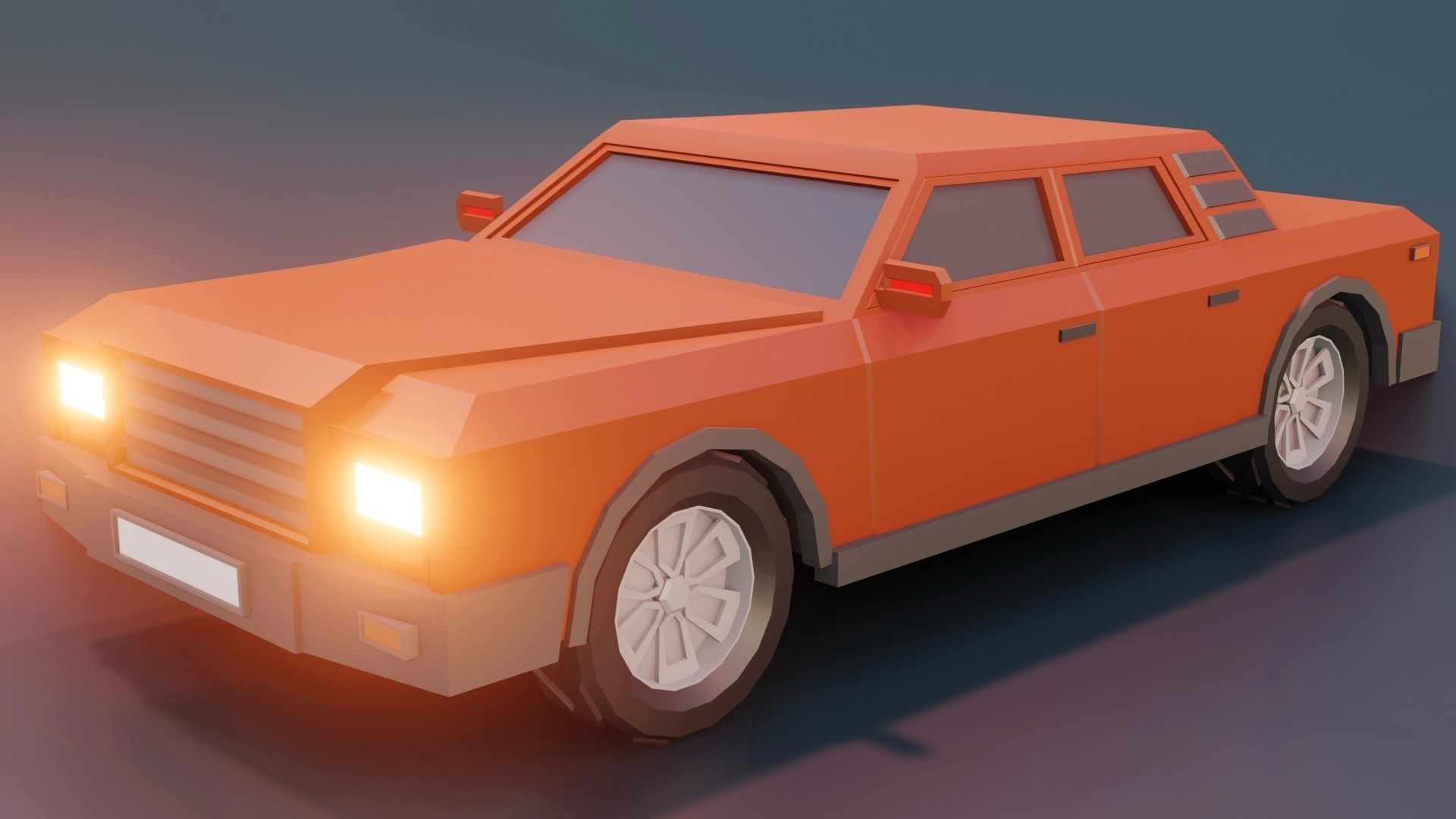 low poly cars vol 02 lowpoly Low-poly 3D model_25