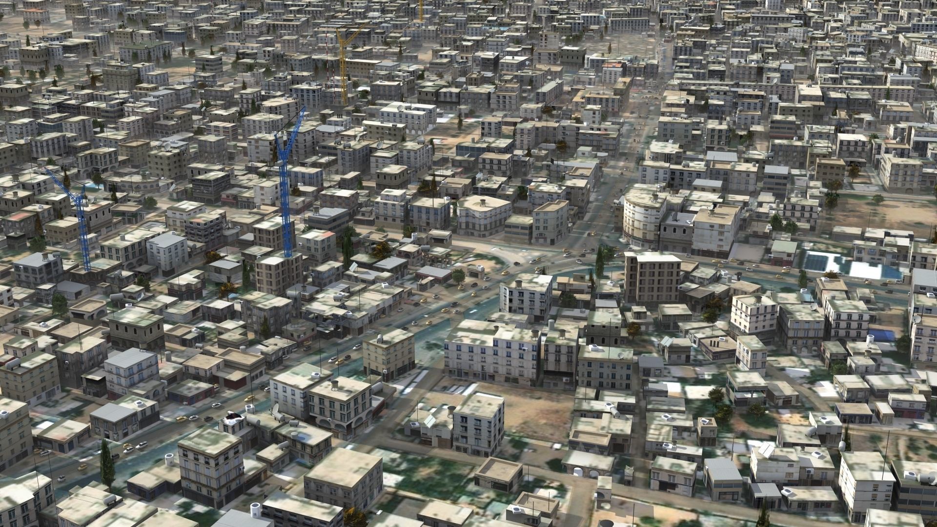 Arab City High Detail Low-poly 3D model_6