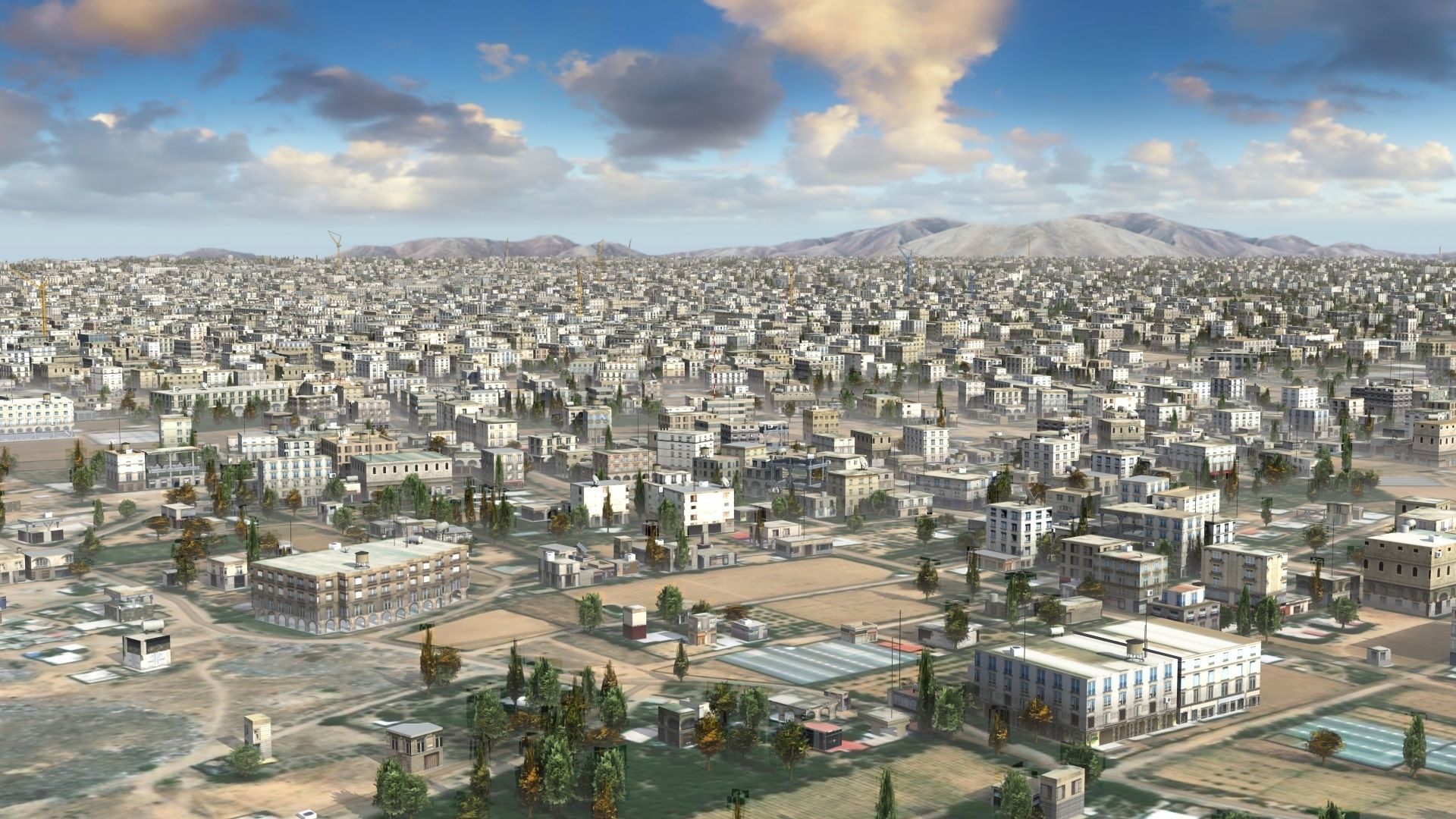 Arab City High Detail Low-poly 3D model_2