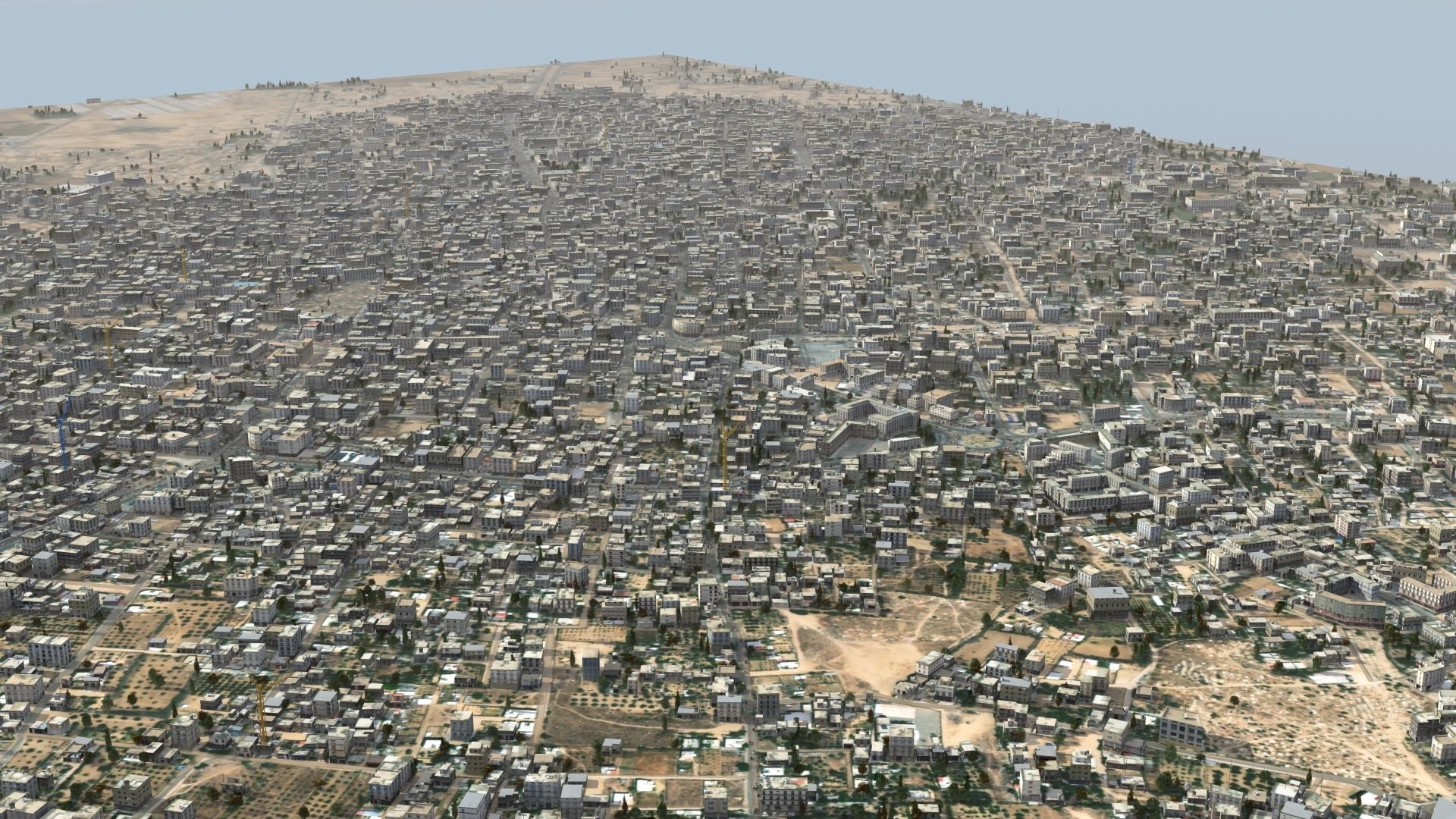Arab City High Detail Low-poly 3D model_24