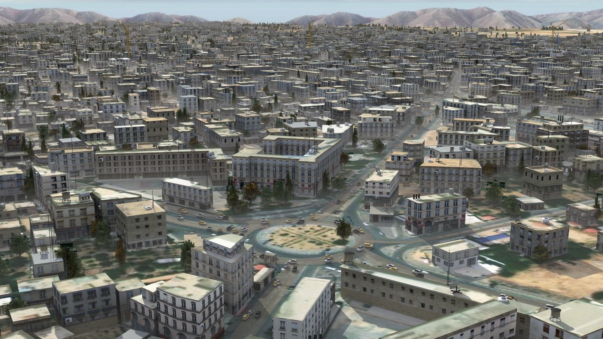 Arab City High Detail Low-poly 3D model_20