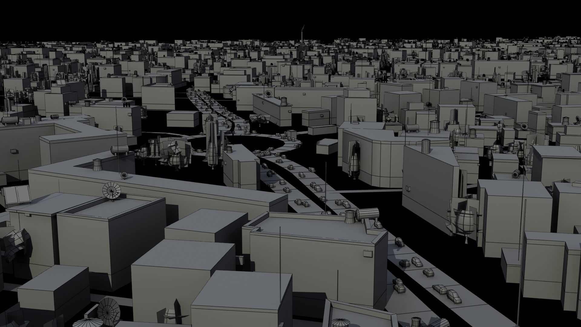 Arab City High Detail Low-poly 3D model_36