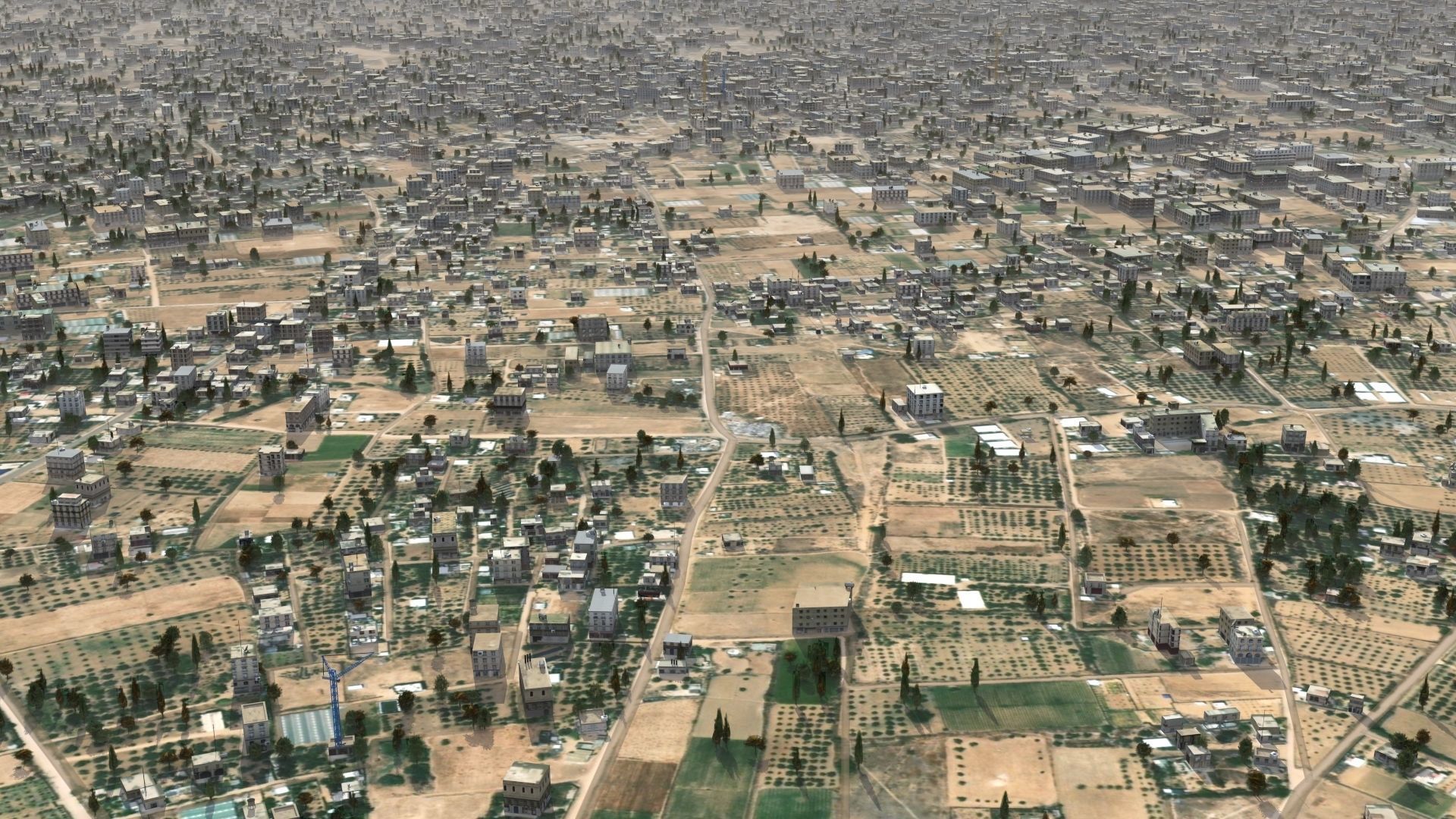 Arab City High Detail Low-poly 3D model_9