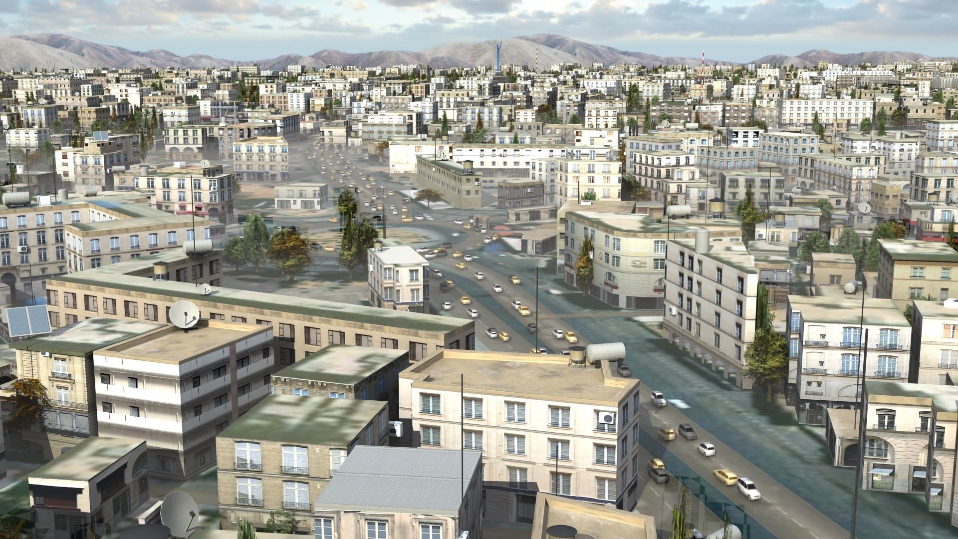 Arab City High Detail Low-poly 3D model_1