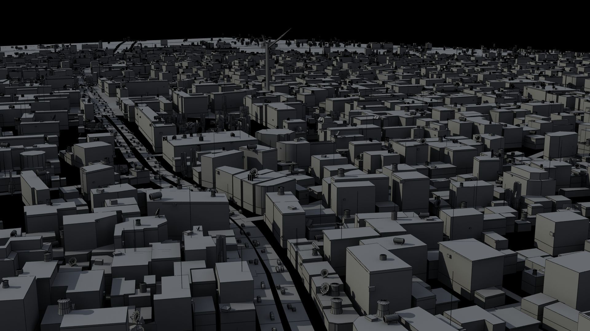 Arab City High Detail Low-poly 3D model_48