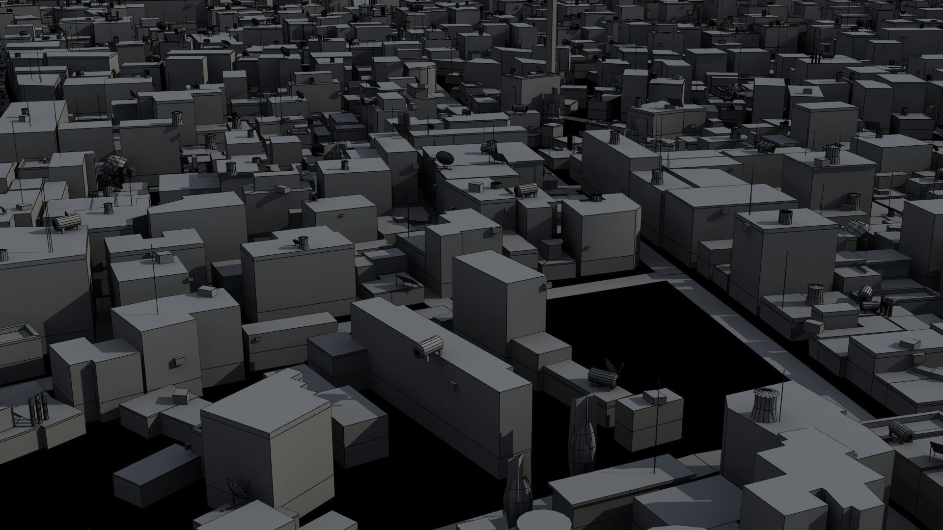 Arab City High Detail Low-poly 3D model_43