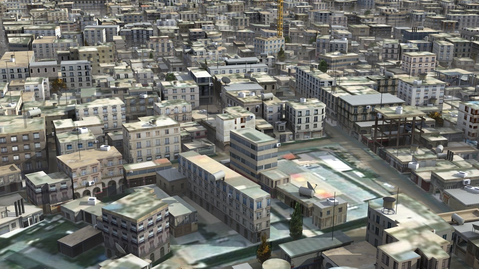 Arab City High Detail Low-poly 3D model_14