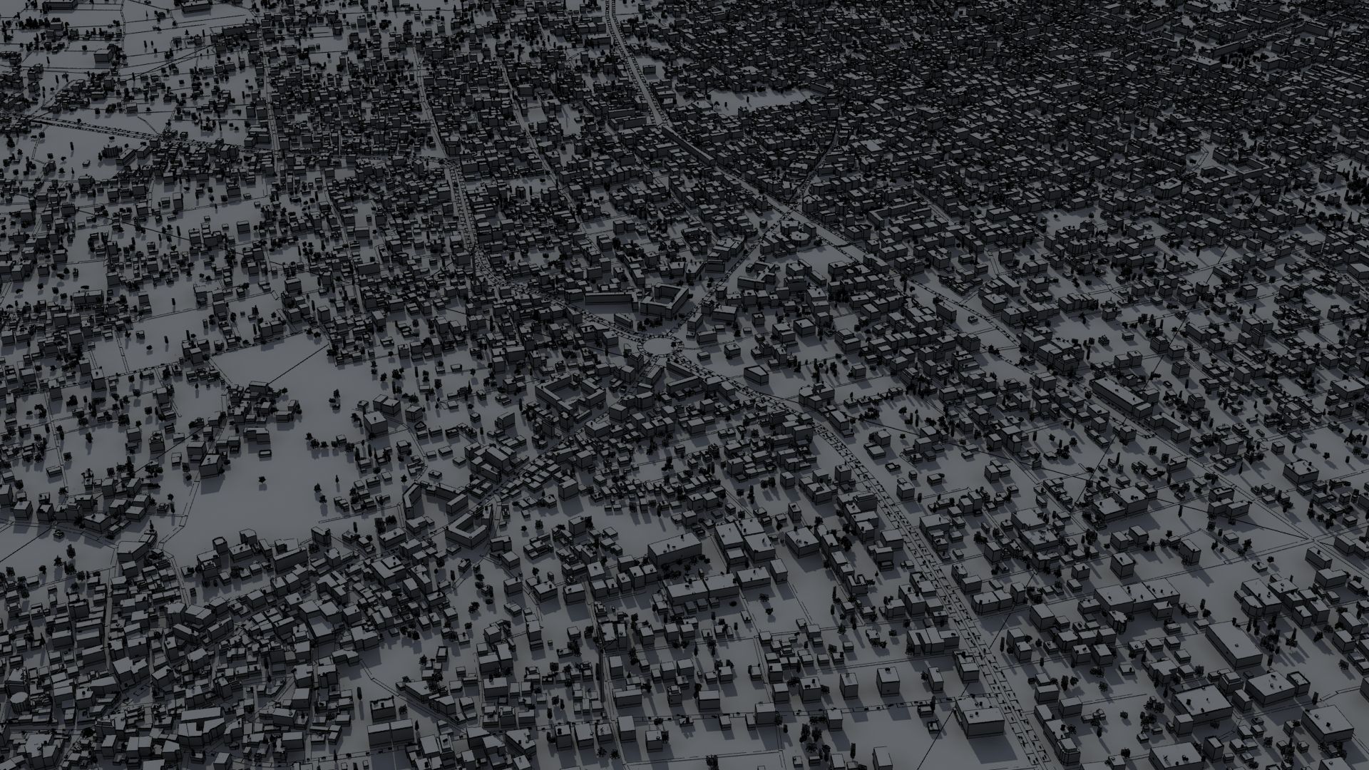 Arab City High Detail Low-poly 3D model_39