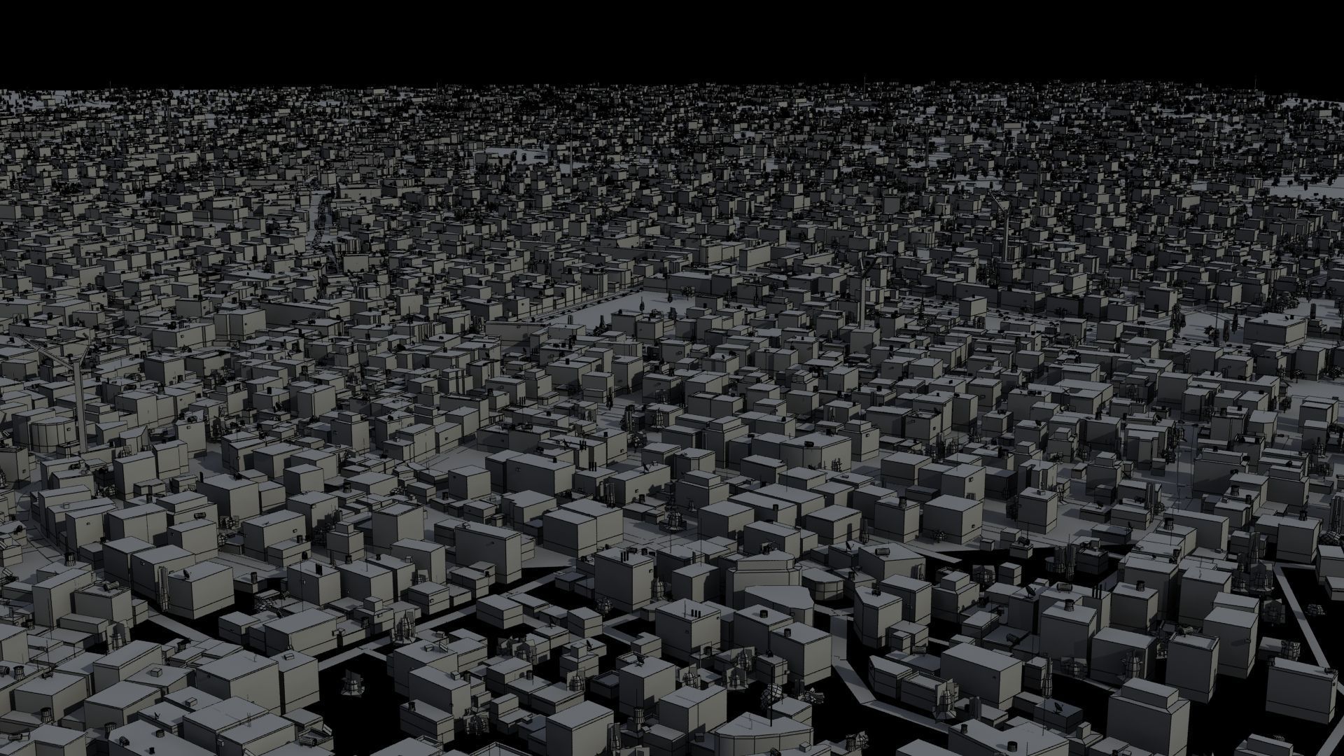 Arab City High Detail Low-poly 3D model_41