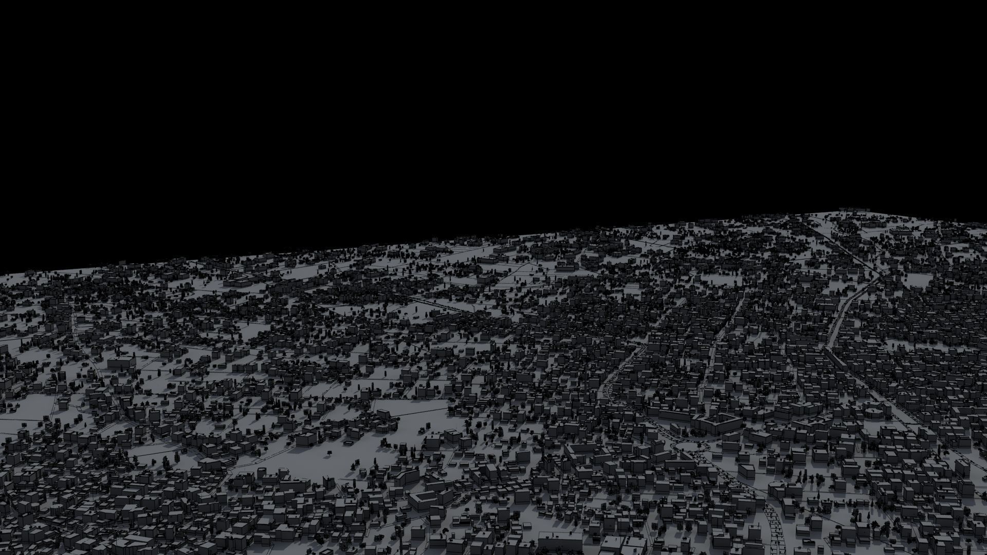 Arab City High Detail Low-poly 3D model_54