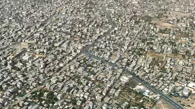 Arab City High Detail Low-poly 3D model