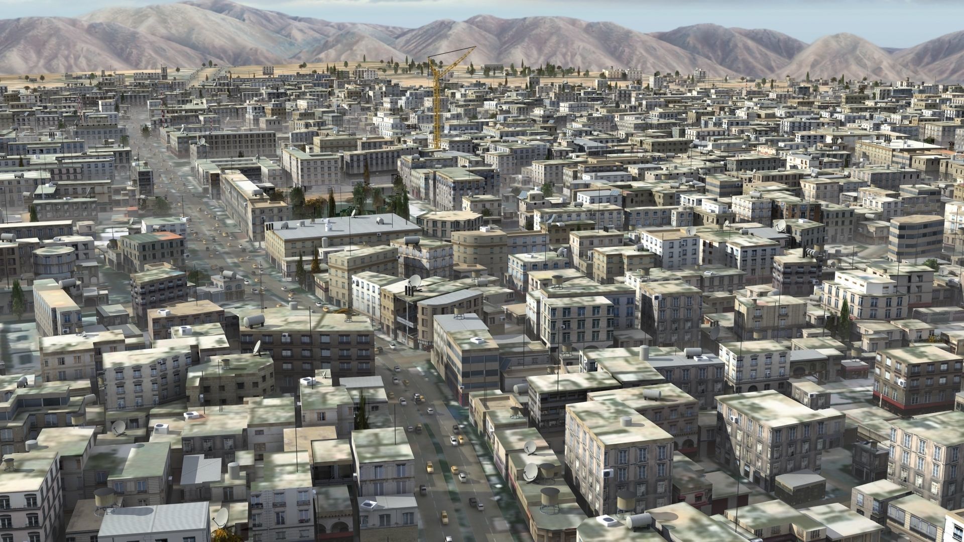 Arab City High Detail Low-poly 3D model_19