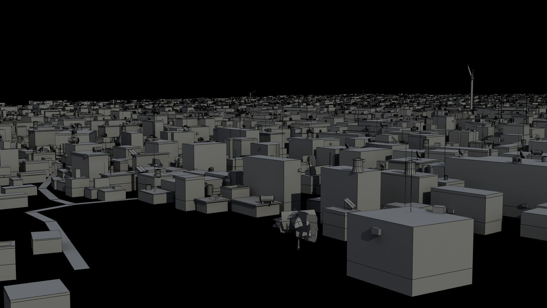 Arab City High Detail Low-poly 3D model_47