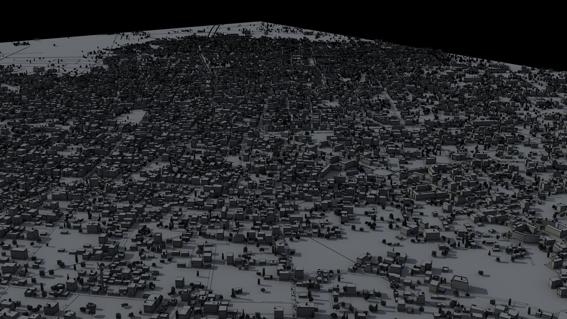 Arab City High Detail Low-poly 3D model_53