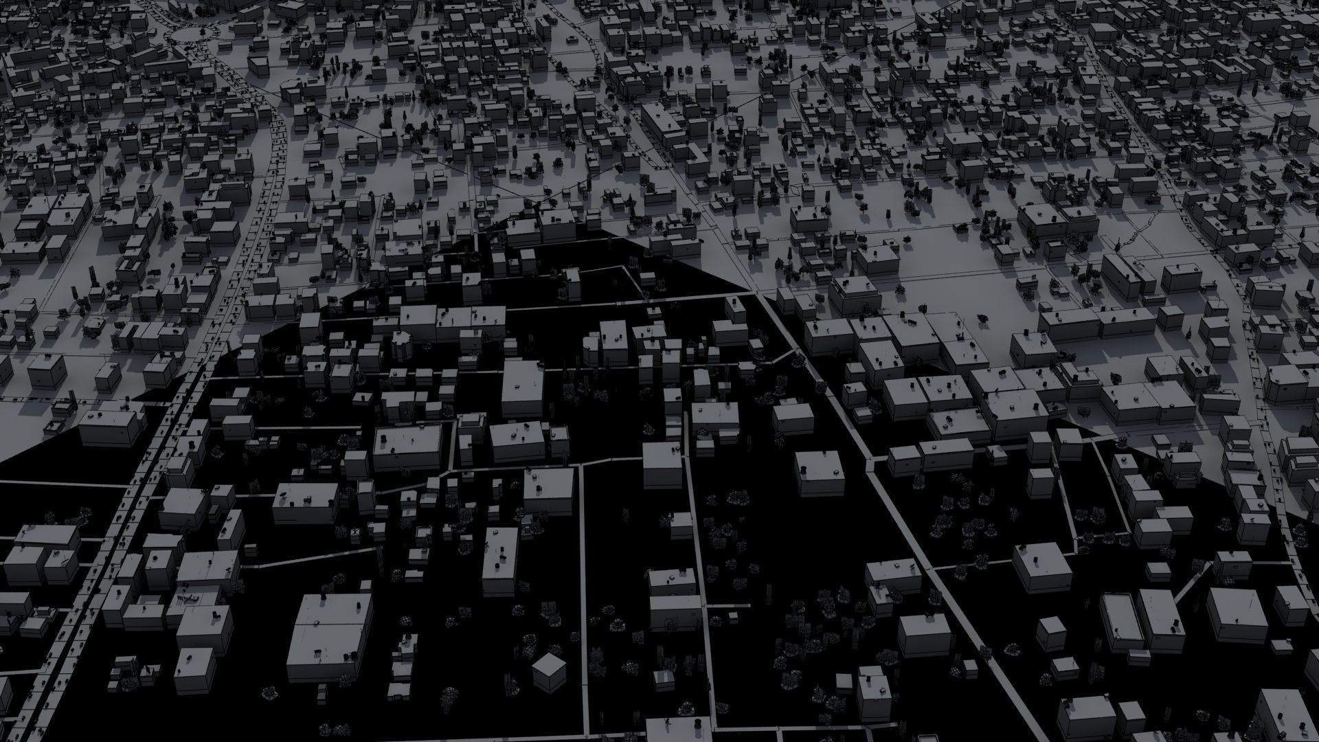 Arab City High Detail Low-poly 3D model_33