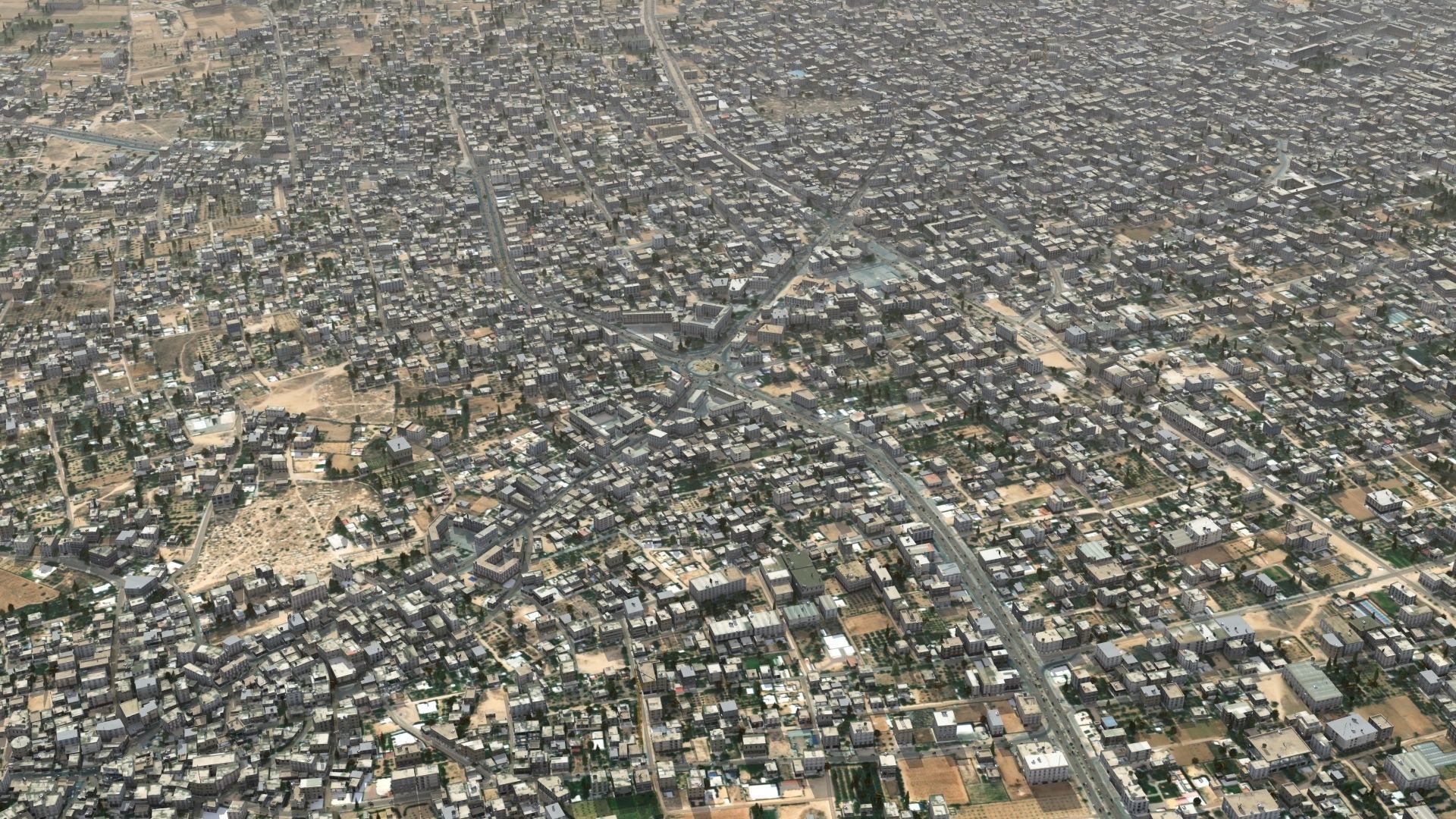 Arab City High Detail Low-poly 3D model_10