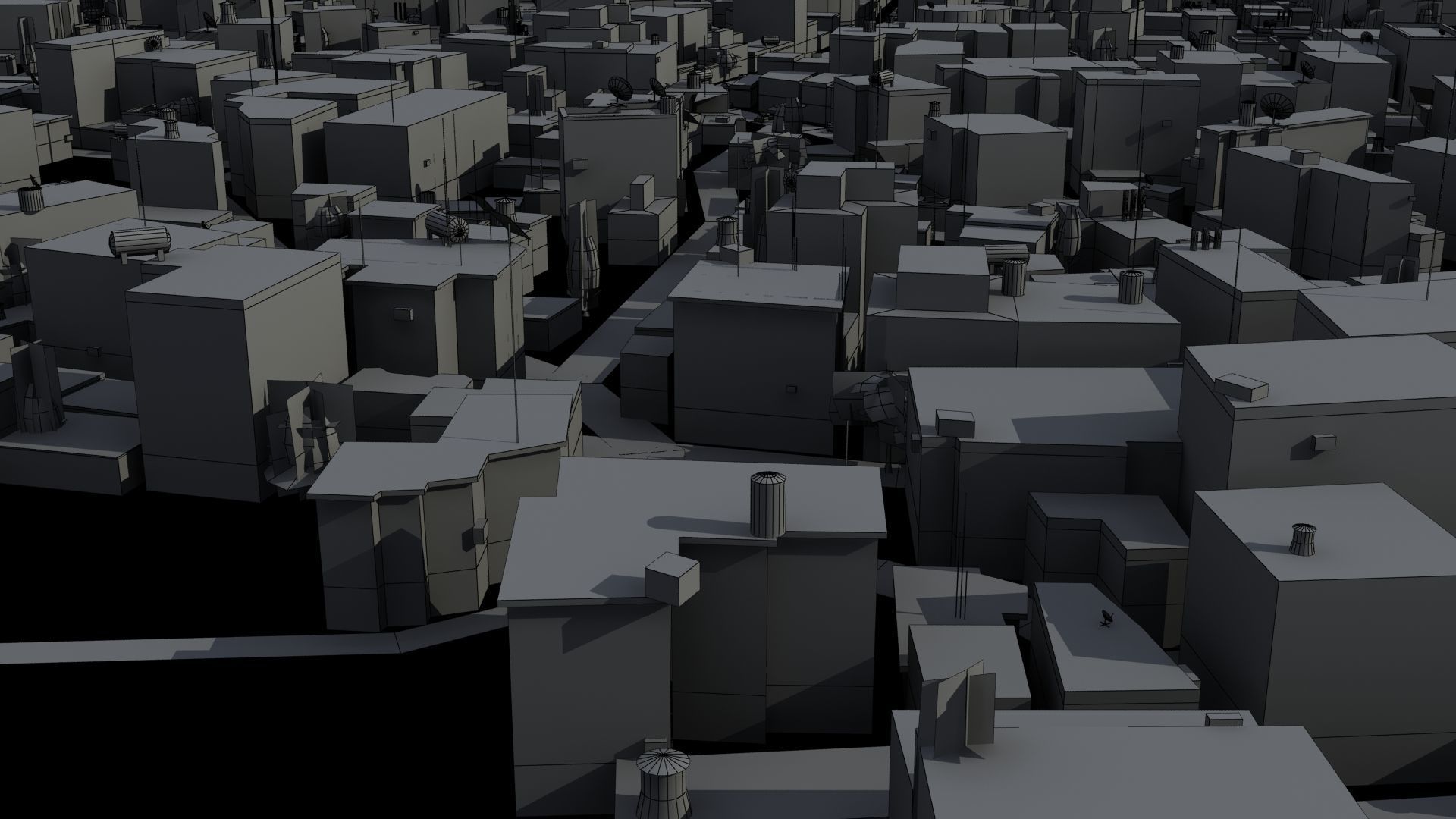 Arab City High Detail Low-poly 3D model_44