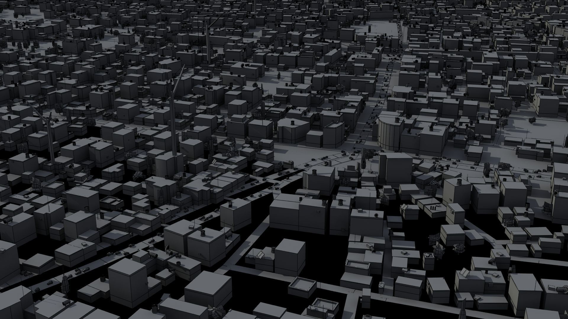 Arab City High Detail Low-poly 3D model_34