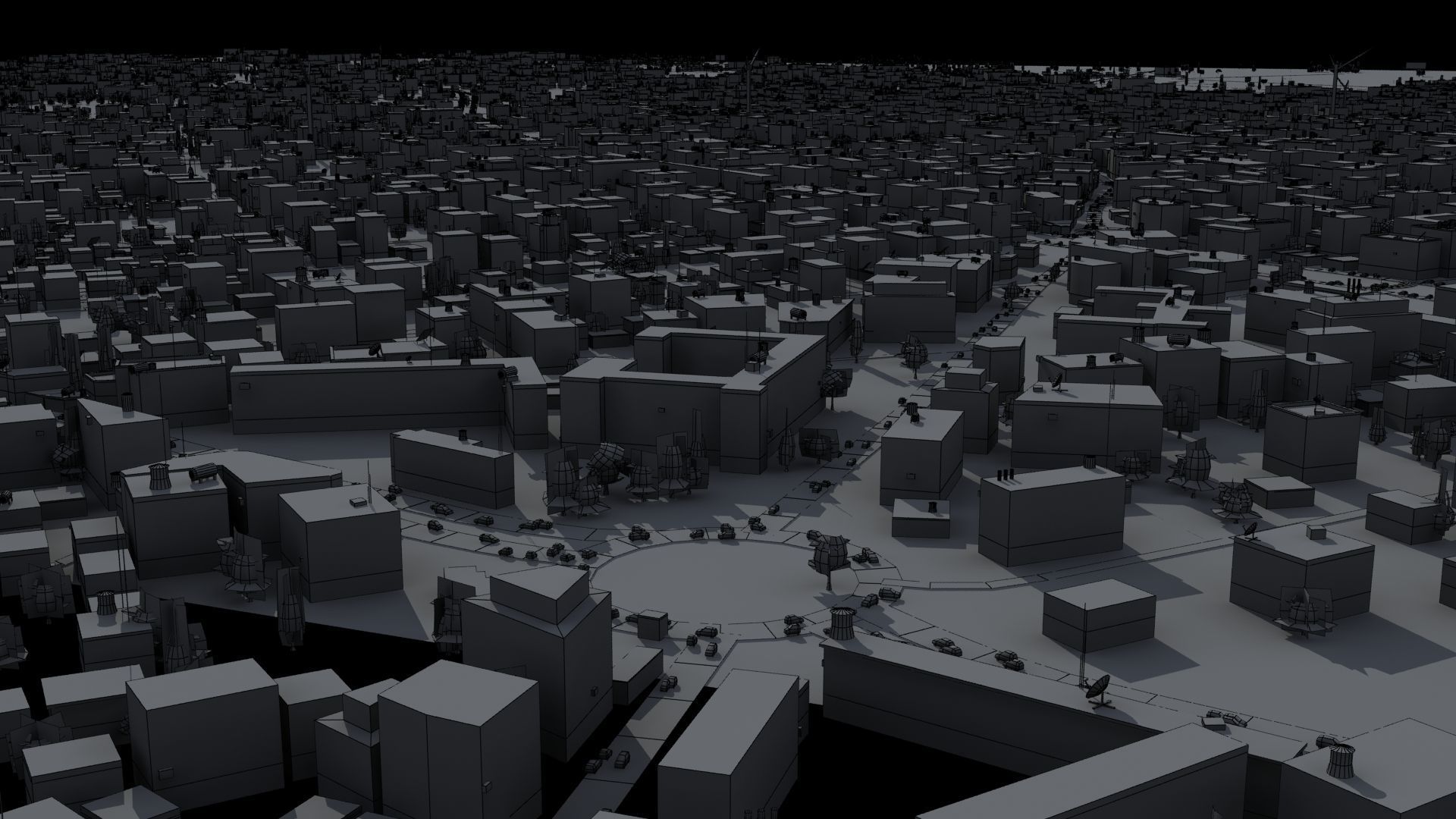 Arab City High Detail Low-poly 3D model_49