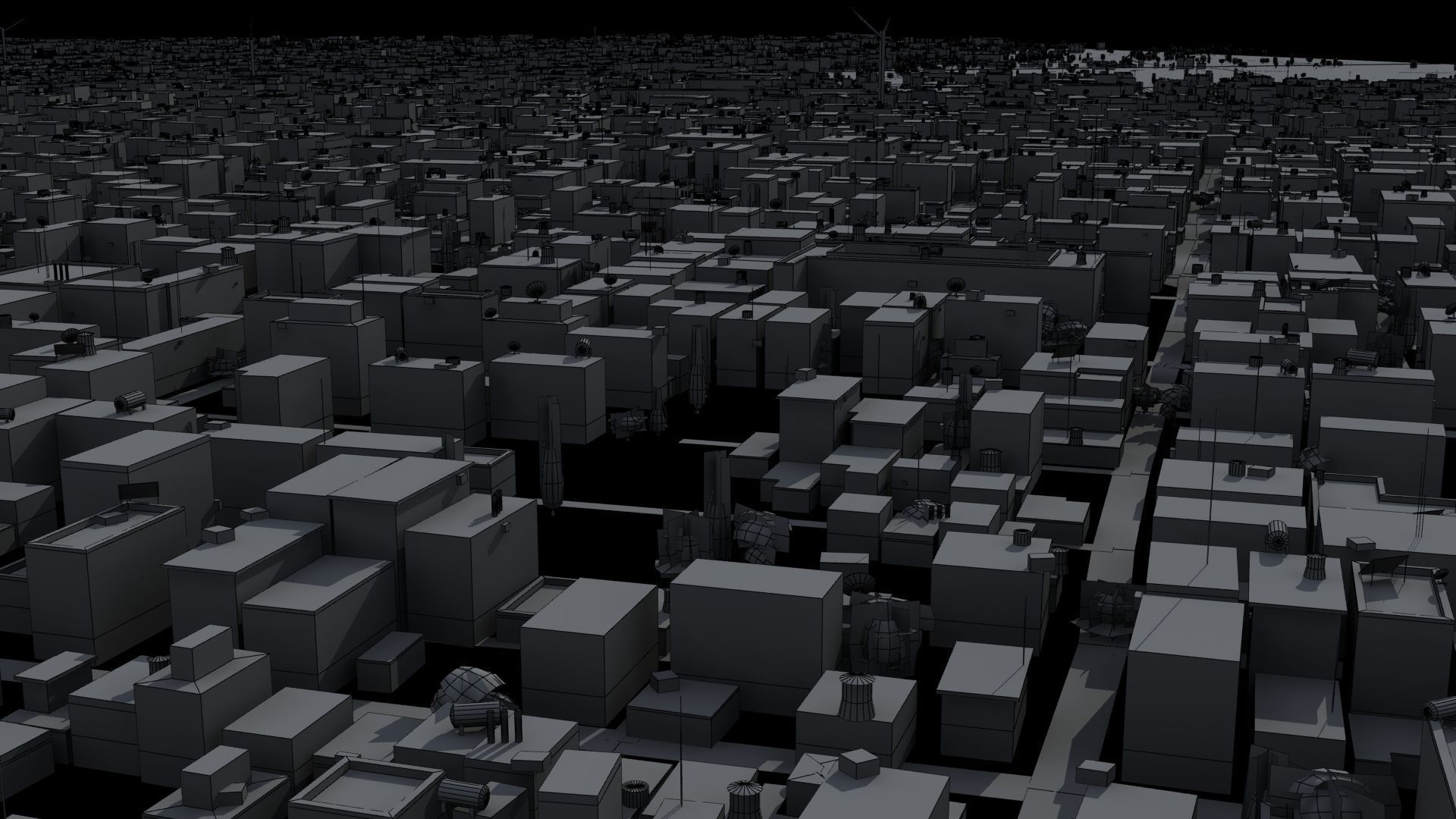 Arab City High Detail Low-poly 3D model_40