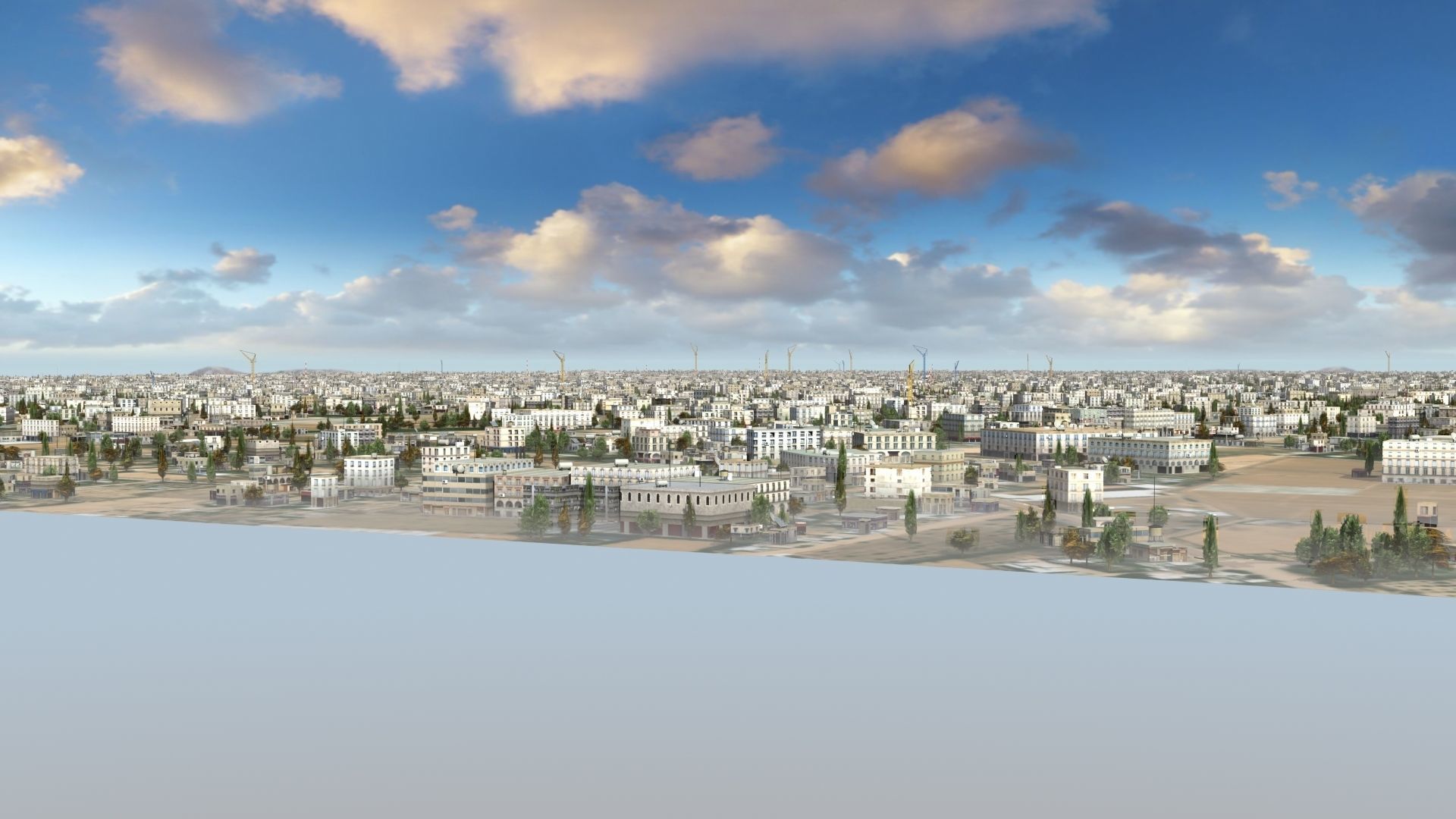 Arab City High Detail Low-poly 3D model_22