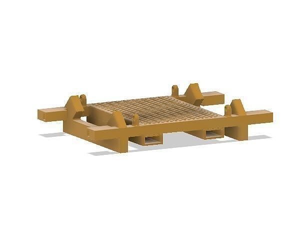 Model Railway - Wheelset Cradles 3D print model 6
