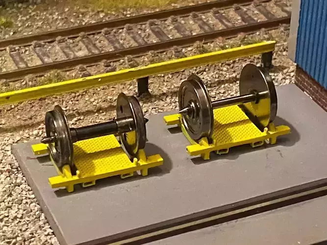 Model Railway - Wheelset Cradles 3D print model