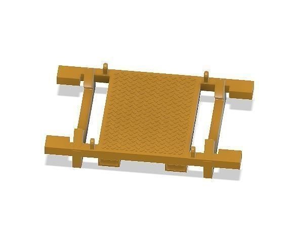 Model Railway - Wheelset Cradles 3D print model 7