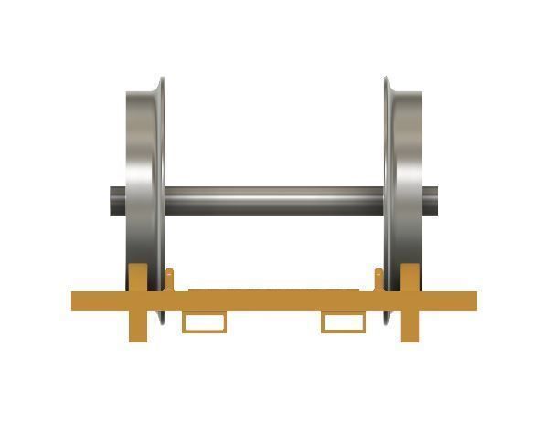 Model Railway - Wheelset Cradles 3D print model_11