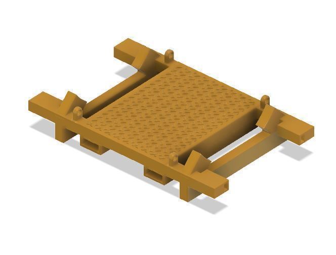 Model Railway - Wheelset Cradles 3D print model_4