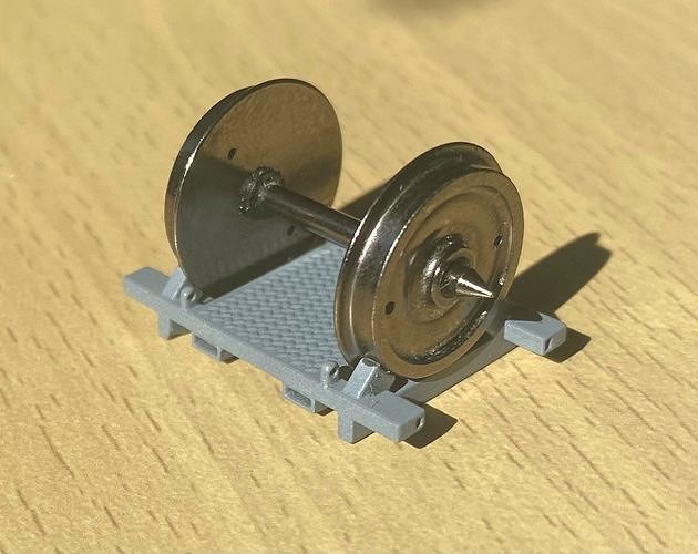 Model Railway - Wheelset Cradles 3D print model 4