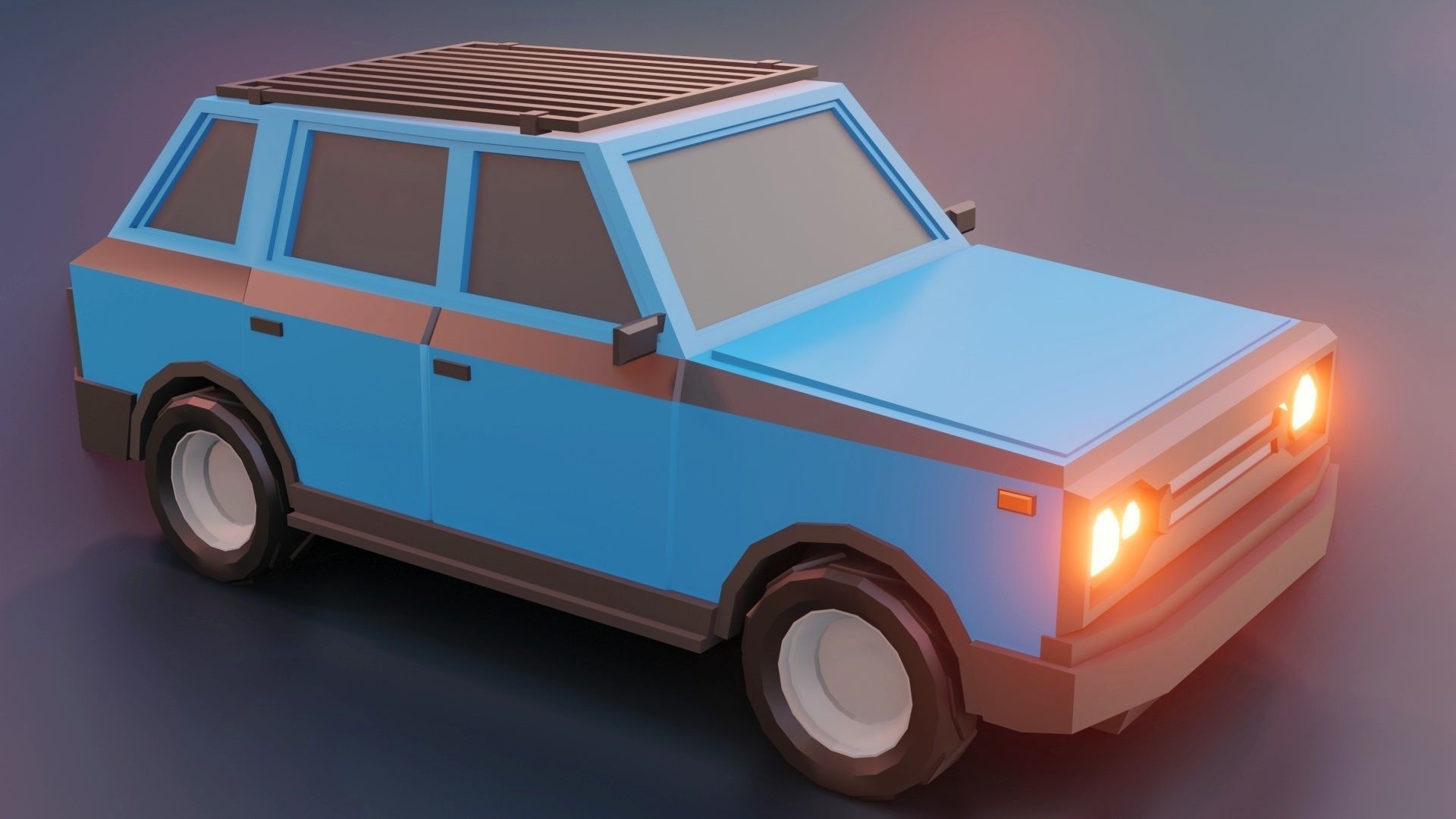 low poly cars vol 03 lowpoly Low-poly 3D model_26