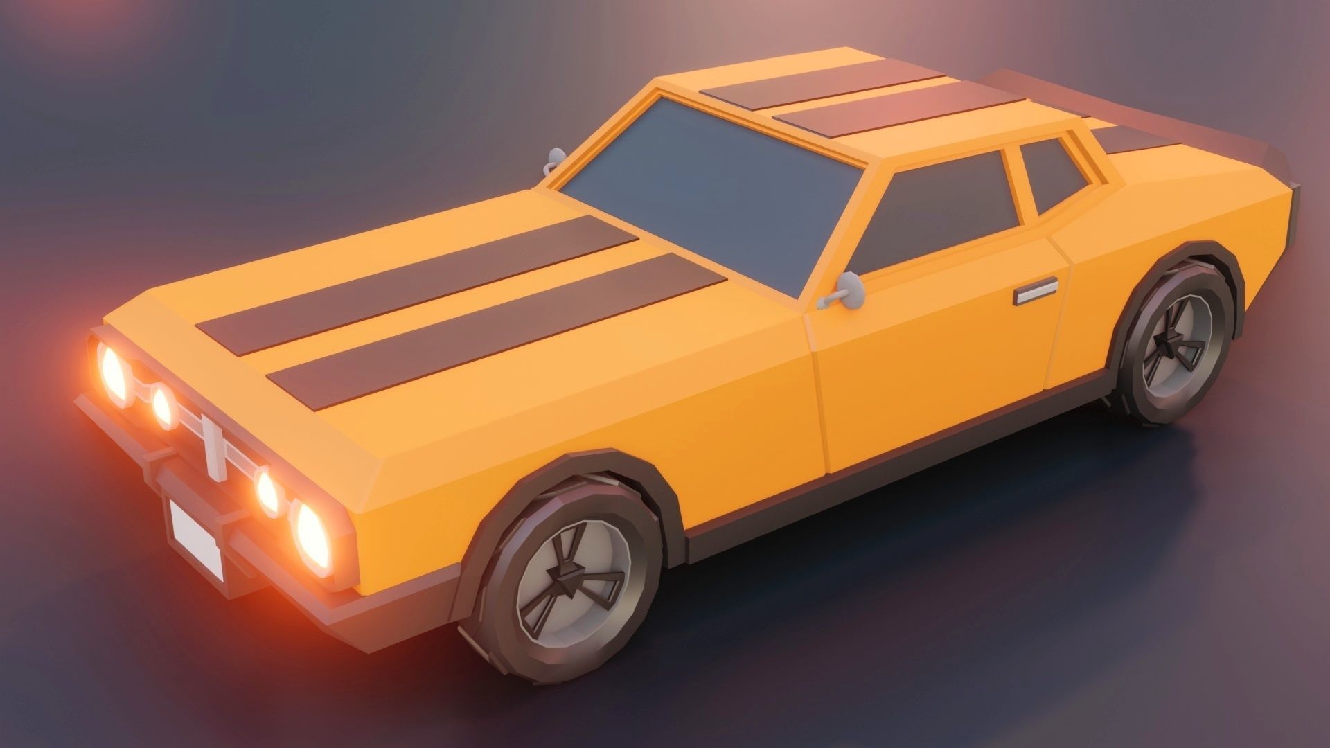 low poly cars vol 03 lowpoly Low-poly 3D model_14