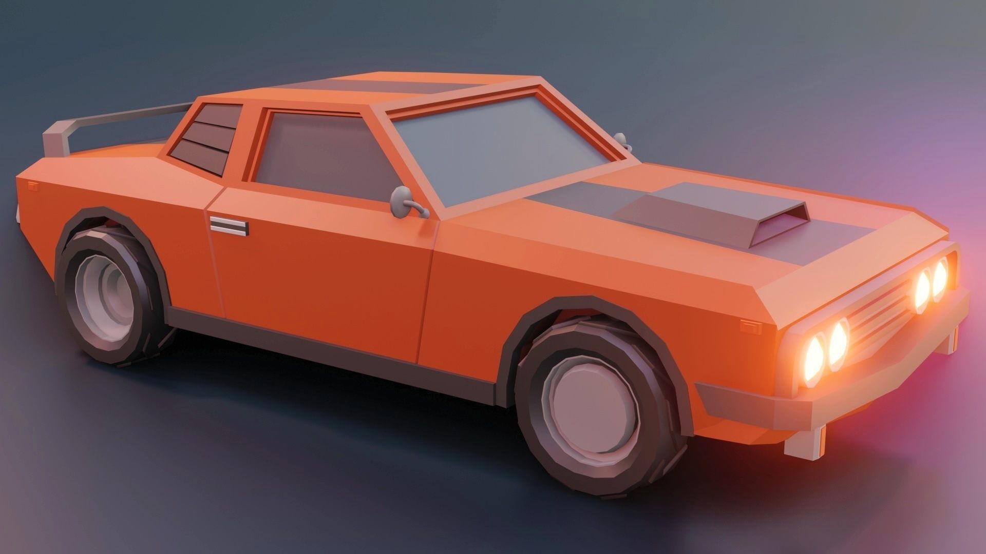 low poly cars vol 03 lowpoly Low-poly 3D model_11
