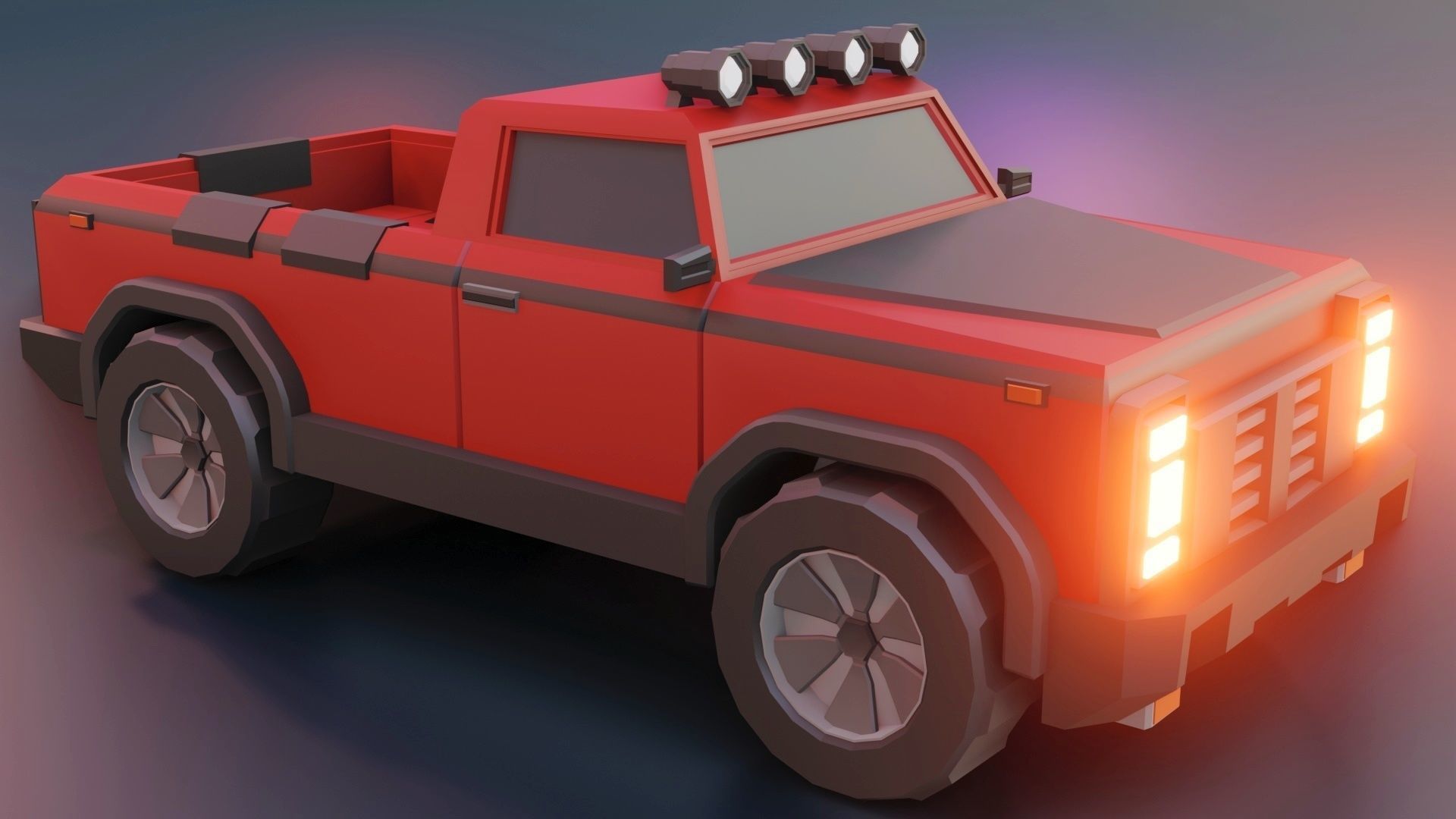 low poly cars vol 03 lowpoly Low-poly 3D model_3