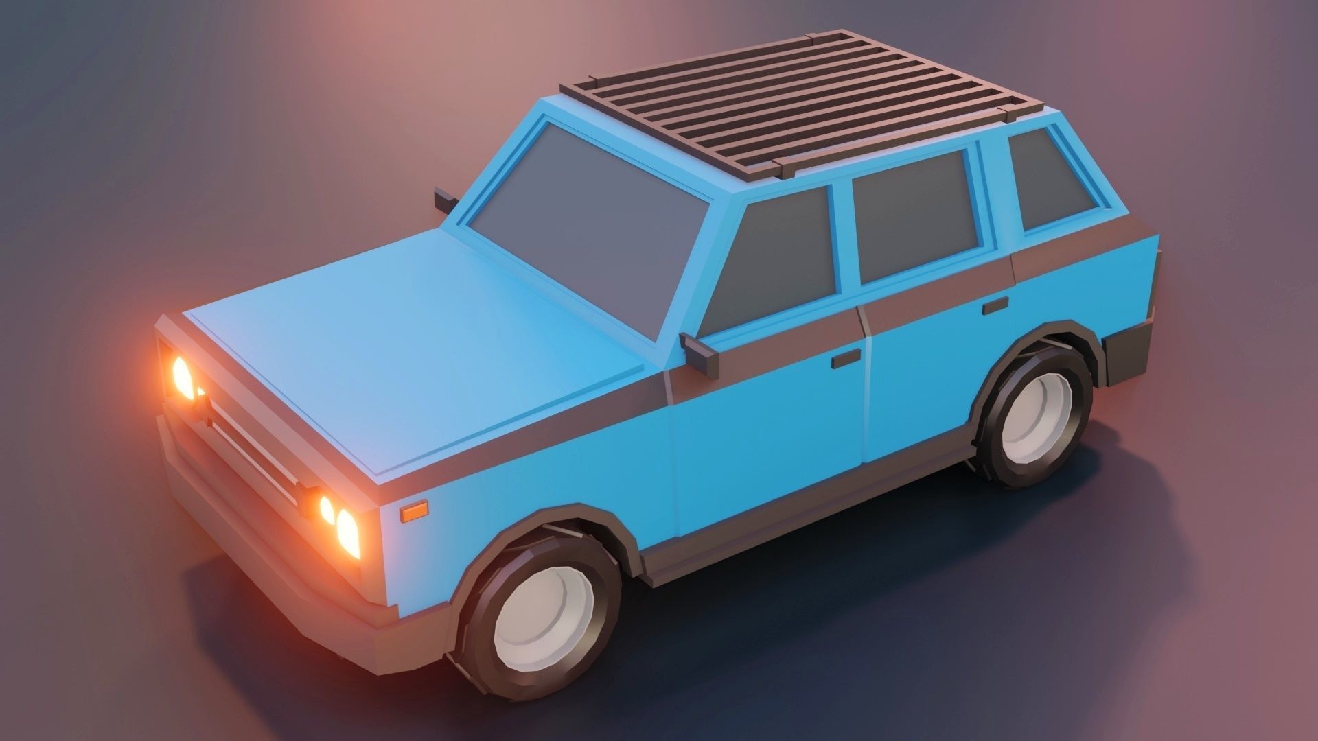 low poly cars vol 03 lowpoly Low-poly 3D model_27