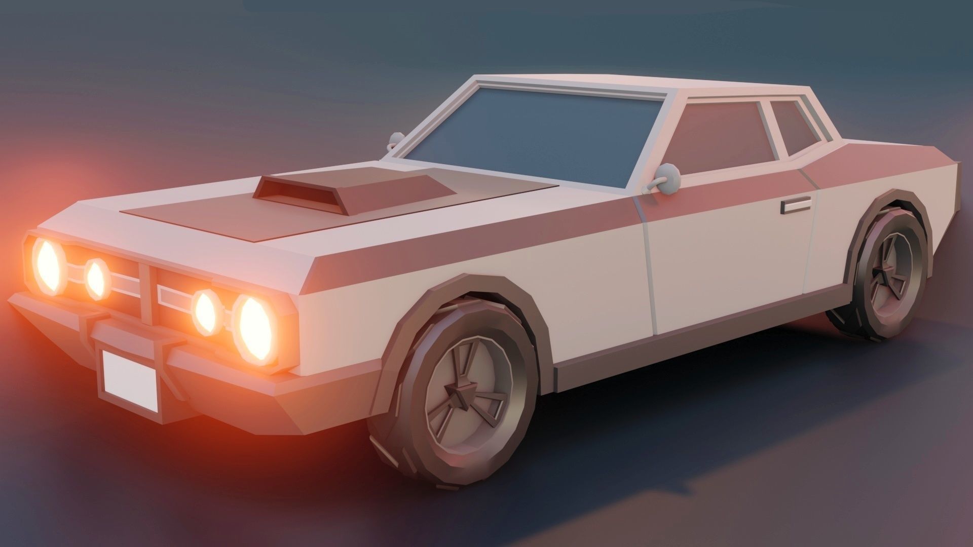 low poly cars vol 03 lowpoly Low-poly 3D model_16