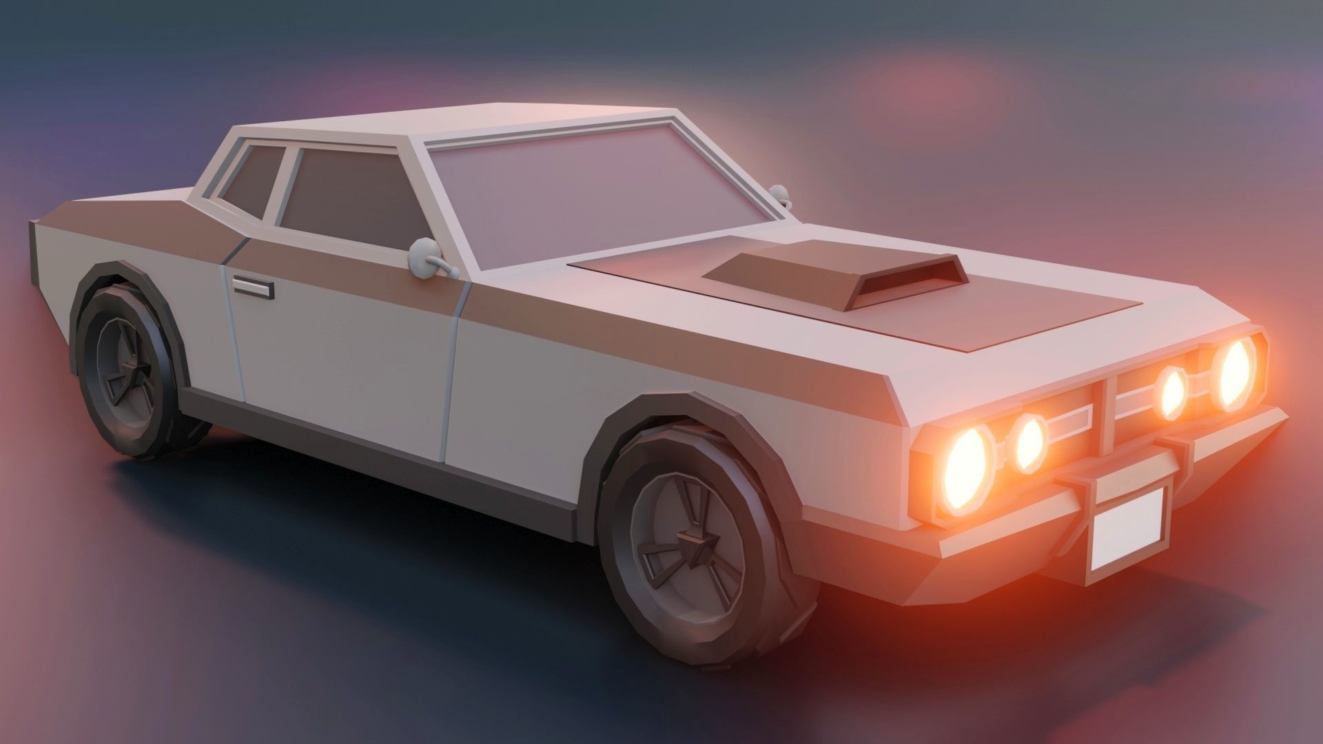 low poly cars vol 03 lowpoly Low-poly 3D model_17