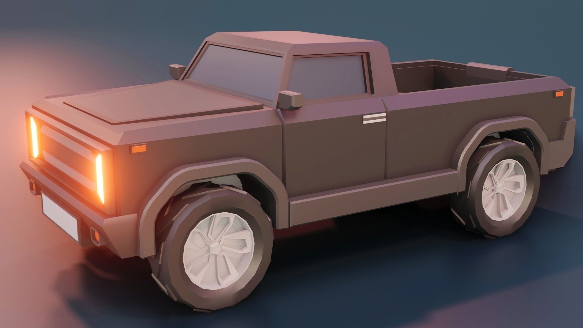 low poly cars vol 03 lowpoly Low-poly 3D model_22