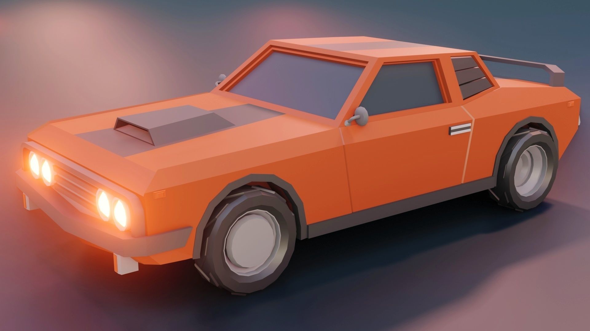 low poly cars vol 03 lowpoly Low-poly 3D model_10