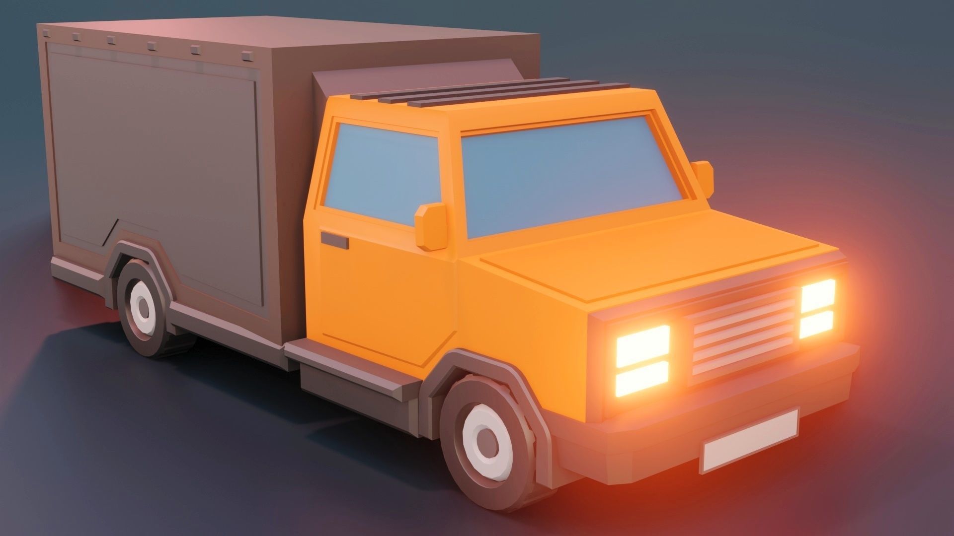 low poly cars vol 03 lowpoly Low-poly 3D model_32