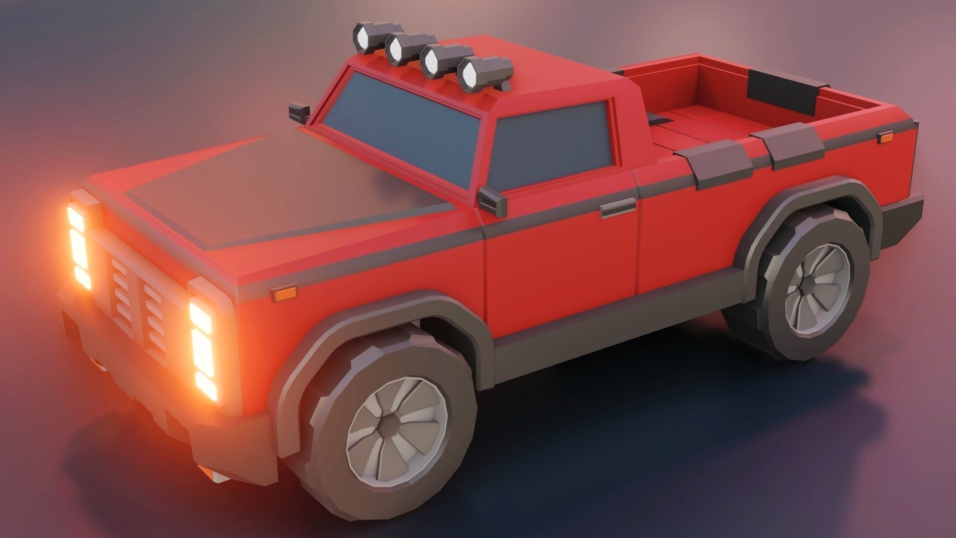 low poly cars vol 03 lowpoly Low-poly 3D model_2