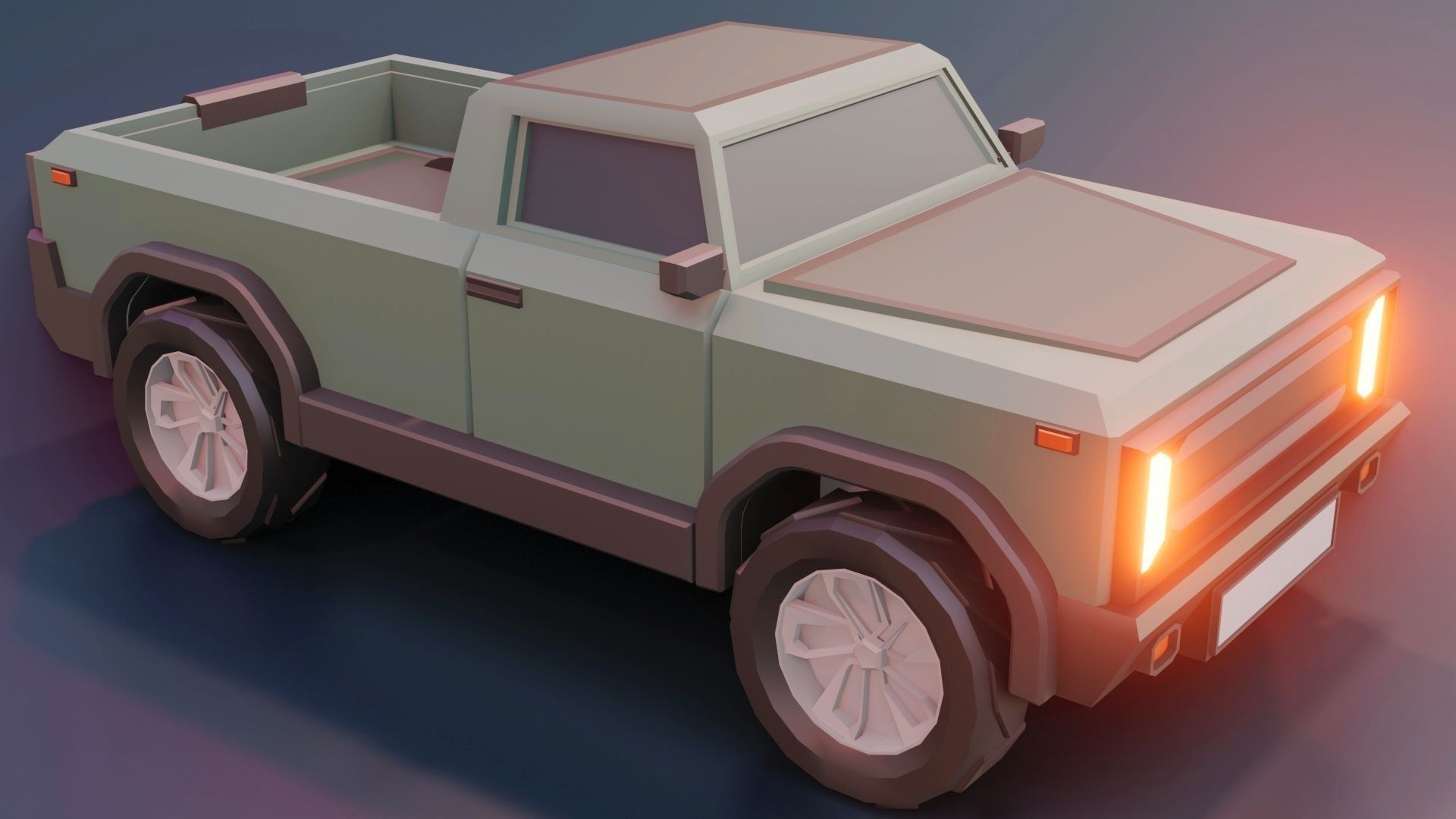low poly cars vol 03 lowpoly Low-poly 3D model_21