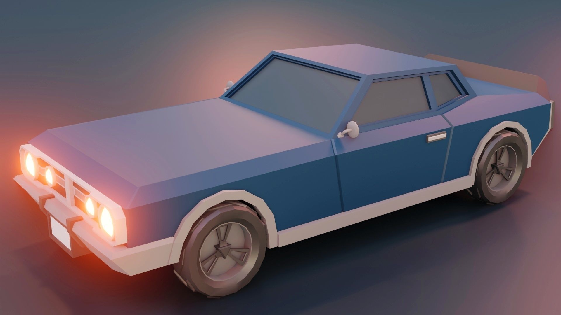 low poly cars vol 03 lowpoly Low-poly 3D model_18