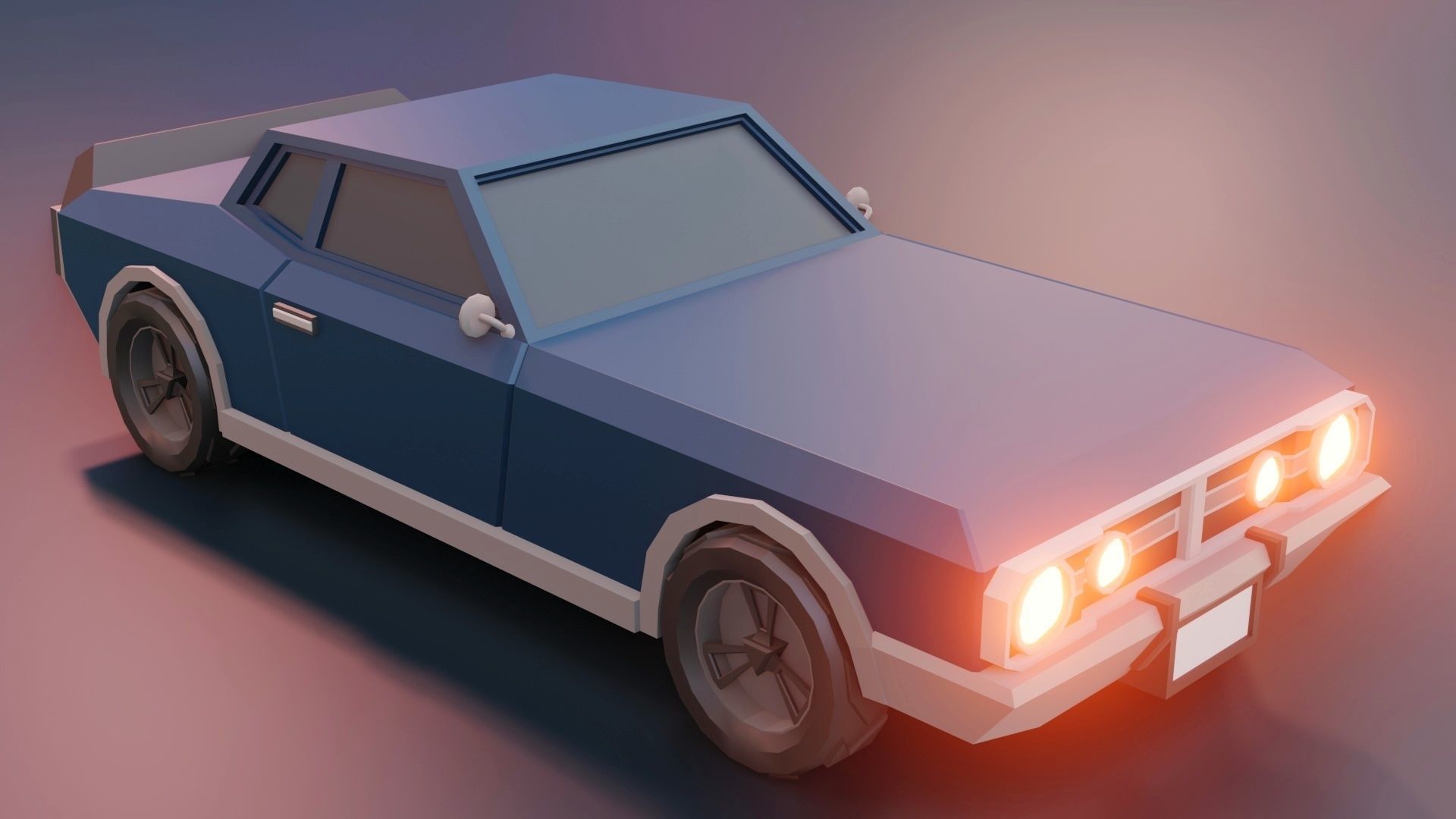 low poly cars vol 03 lowpoly Low-poly 3D model_19