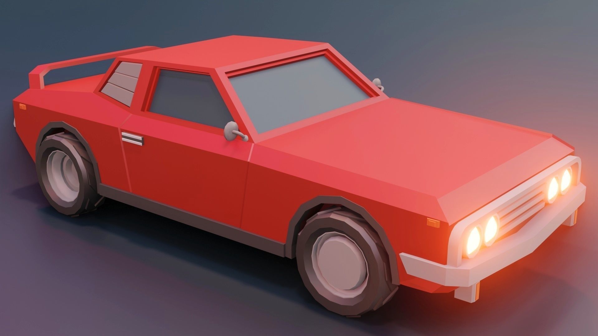 low poly cars vol 03 lowpoly Low-poly 3D model_13