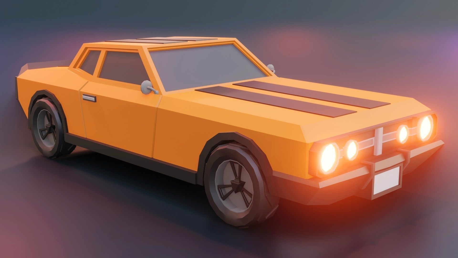 low poly cars vol 03 lowpoly Low-poly 3D model_15