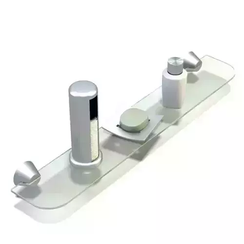 Bathroom Glass Shower Shelf