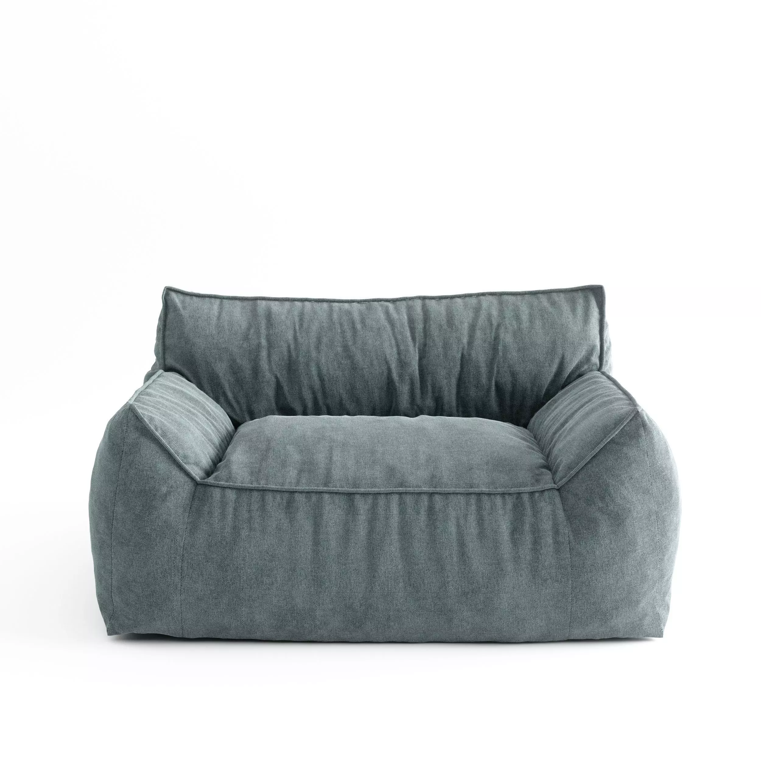 Big Joe Imperial Fufton Armchair Pouf Sofa 3D model_0