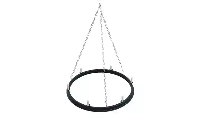 Chandelier hanging candle holder 3D model